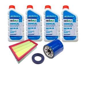 Kit Troca Oleo Filtros e Bujao Onix e Tracker 1.0 e 1.2 3cc