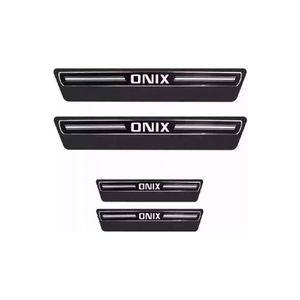 Protetor Soleira Resina Das Portas  Onix Plus Sedan 2020 Em Diante Acessórios Chevrolet 98551346