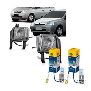 Par Farol De Milha Dianteiro Meriva /montana /corsa Arteb com Lâmpadas