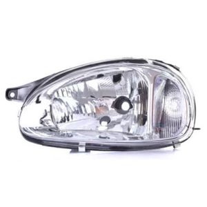 Farol Lado Esquerdo Carcaça Preta Corsa Classic /corsa Pickup Original Chevrolet 93358299