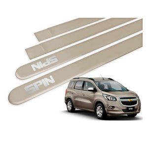 Jogo Friso Lateral Bege 4 Peças  Spin Acessórios Chevrolet 98594066