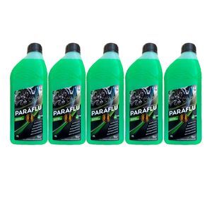 Kit 5L aditivo radiador verde conc hibrido long life 103013 Paraflu