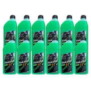 Kit 12L aditivo radiador verde conc hibrido long life 103013 Paraflu
