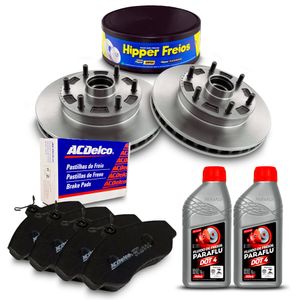 Kit Disco Freio Pastilha Fluido Diant.Vent. S10 95/97