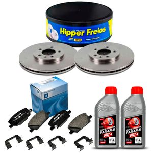 Kit Disco Freio Pastilha Fluido Diant.Vent. Tracker 14/19