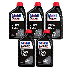 5 Litros Óleo motor 20W50 API SL Mineral Mobil