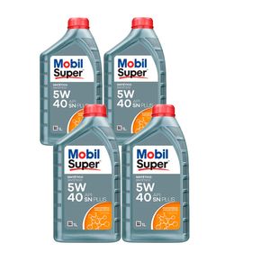 4 Litros Óleo motor 5W40 Sintético API SN Plus Mobil
