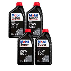4 Litros Óleo motor 20W50 API SL Mineral Mobil