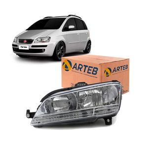 Farol Fiat Idea Crom. Esq. 160651 Arteb