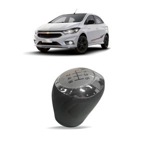 Manopla Cambio Lente Prata Onix 17/19 6 Marchas 301421 Reviam