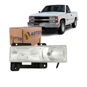 Farol Direito Silverado 97/02 160192 Arteb