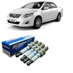 Jogo de Velas Corolla 2011 1.8 16v ACDelco 19379000