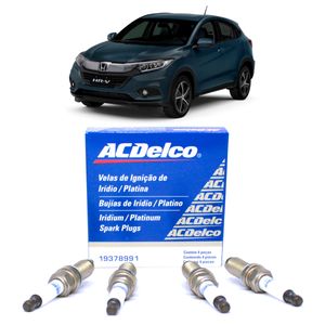 Jogo de Velas HR-V 2019 1.5 16v ACDelco 19378991