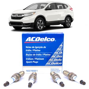 Jogo de Velas CR-V 2018 1.5 16v ACDelco 19378991