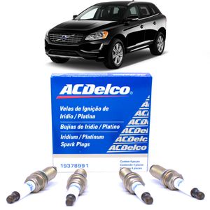Jogo de Velas XC60 14 a 21 2.0 16v ACDelco 19378991