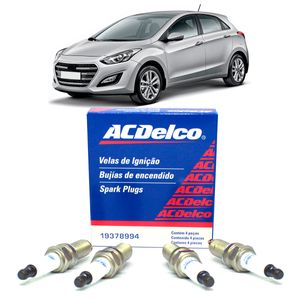 Jogo de Velas i30 2013 1.6 16v ACDelco 19378994