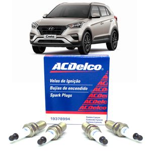 Jogo de Velas Creta 2017 2.0 16v ACDelco 19378994