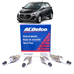 Jogo de Velas HB20 2017 1.0 3c 12v ACDelco 19378996