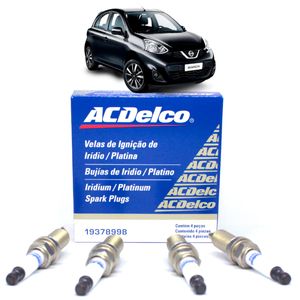 Jogo de Velas March 2018 1.6 16v   ACDelco 19378998
