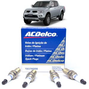 Jogo de Velas L200 Triton 2008 3.5 24v ACDelco 19378998