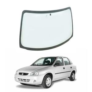 Parabrisas Dianteiro Verde Com Antena Corsa Classic 52048472