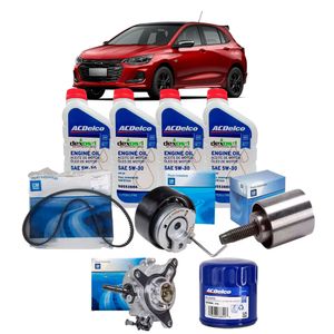 Kit Correia Tensor bomba vacuo Onix Hatch 1.0 Turbo 20/25