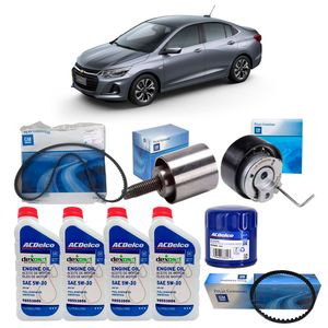 Kit Correias Tensor e Oleo Dexos Onix Plus 1.0 Turbo 20/25