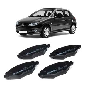 PASTILHA FREIO PEUGEOT 206 01/08 19348401 Original GM