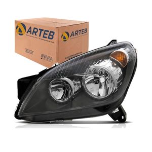 Farol Lado Esquerdo Mascara Negra Vectra 06/09 Arteb 160699
