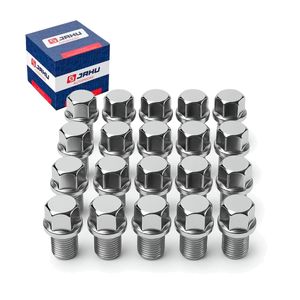 Jogo 20 Parafuso Roda Cromado 17mm JH048890 Jahu