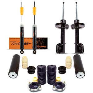 Kit Amortecedores Dianteiros E Traseiros + Jogo De Coifas Batentes Celta /corsa Classic Kit Nova KIT