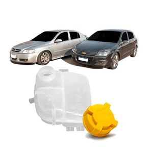 Reservatorio De Radiador Com Tampa Astra /vectra /sem Furo Sensor Kit Nova KIT2773