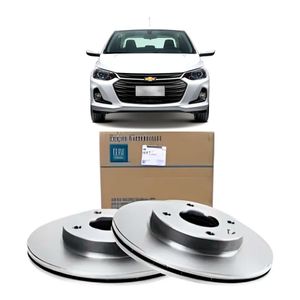 Par Disco de Freio Ventilado Novo Onix 26259014 Peças Genuínas GM