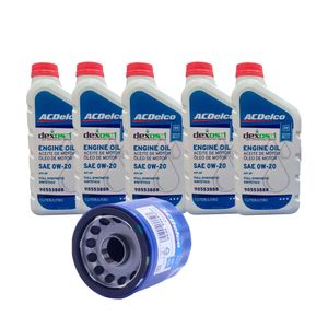 KIT Troca Oleo 0w20 Filtro Cruze 1.4 Turbo 2019 ACDelco
