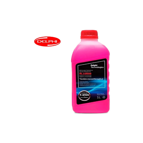Aditivo Radiador Rosa Concentrado Ecológico 1l Delphi RL10008