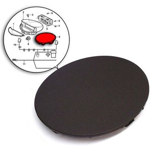 Moldura Tampa Redonda Superior do Painel de Instrumentos Sem TID 93395570 93395570