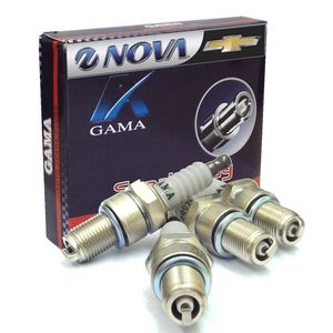 Jogo de Velas Ignição 1.0 FleX BR8ES VHC & VHCE JGGAMA JGGAMA