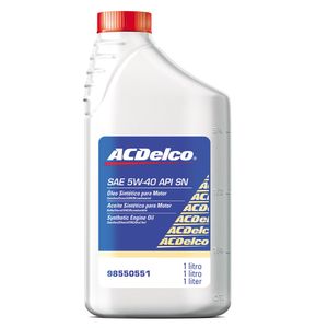 Óleo Motor 5W40 API SN Sintetico Acdelco 1 Litro  Tigra 1998 a 2000
