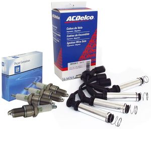 Kit Cabos E Velas De Ignição 1.0 Flex Onix 2013 A 2019 Acdelco KIT1360