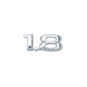 Emblema 1.8 Adesivo Cromado 07981-8 Corsa Novo 2003 a 2012