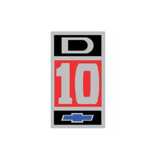 Emblema D-10 Gravata 29598-0 D10 1978 a 1984