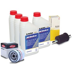 Kit Óleo Filtros 5W30 Semissintético  Prisma 2007 em diante