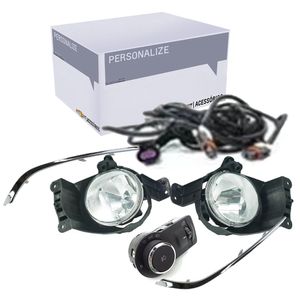 Kit Farol de Neblina Milha Auxiliar Dianteiro LT LTZ Onix 2013 a 2016