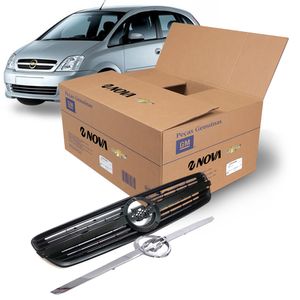 Grande Original + Emblema Dianteiro  Meriva 2002 a 2008