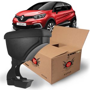 Apoio Encosto de Braço Preto Ecológico -  Captur 2017 em diante