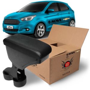 Encosto Descanso Apoio De Braço Preto  Ford-Ka 2015 em diante