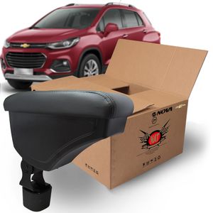 Apoio Descança Braço Central Preto 1.4 Turbo  Tracker 2017 em diante