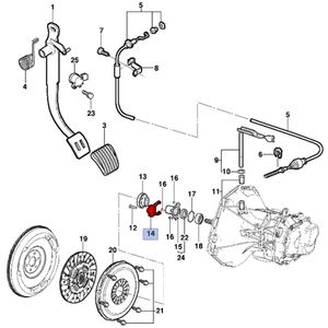 Garfo Da Embreagem  S10 /blazer Original Chevrolet 93235644