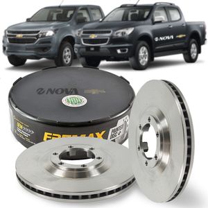 Par Disco De Freio Dianteiro Com  S10 2012 A 2016 Fremax KIT1671