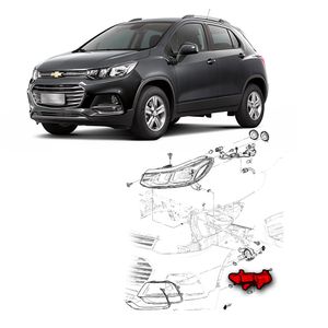 Lanterna Drl Rodagem Diurna Lado Esquerdo  Tracker Original Chevrolet 42532987
